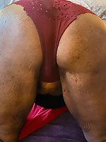 Oral stimulation of vagina, anus, and underwear
