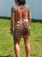 Outdoor playtime with sex toys