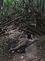 In Forest Cradle with Apple