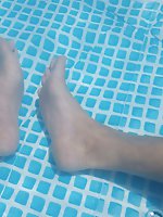 Submerged feet collection 1