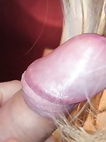 A slut showing her hairy vagina and her ass.
