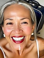 Women of a certain age pleasure themselves by touching their genitals