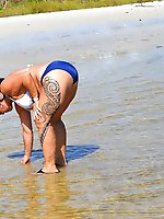 Real old babe is teasing her boyfriend
